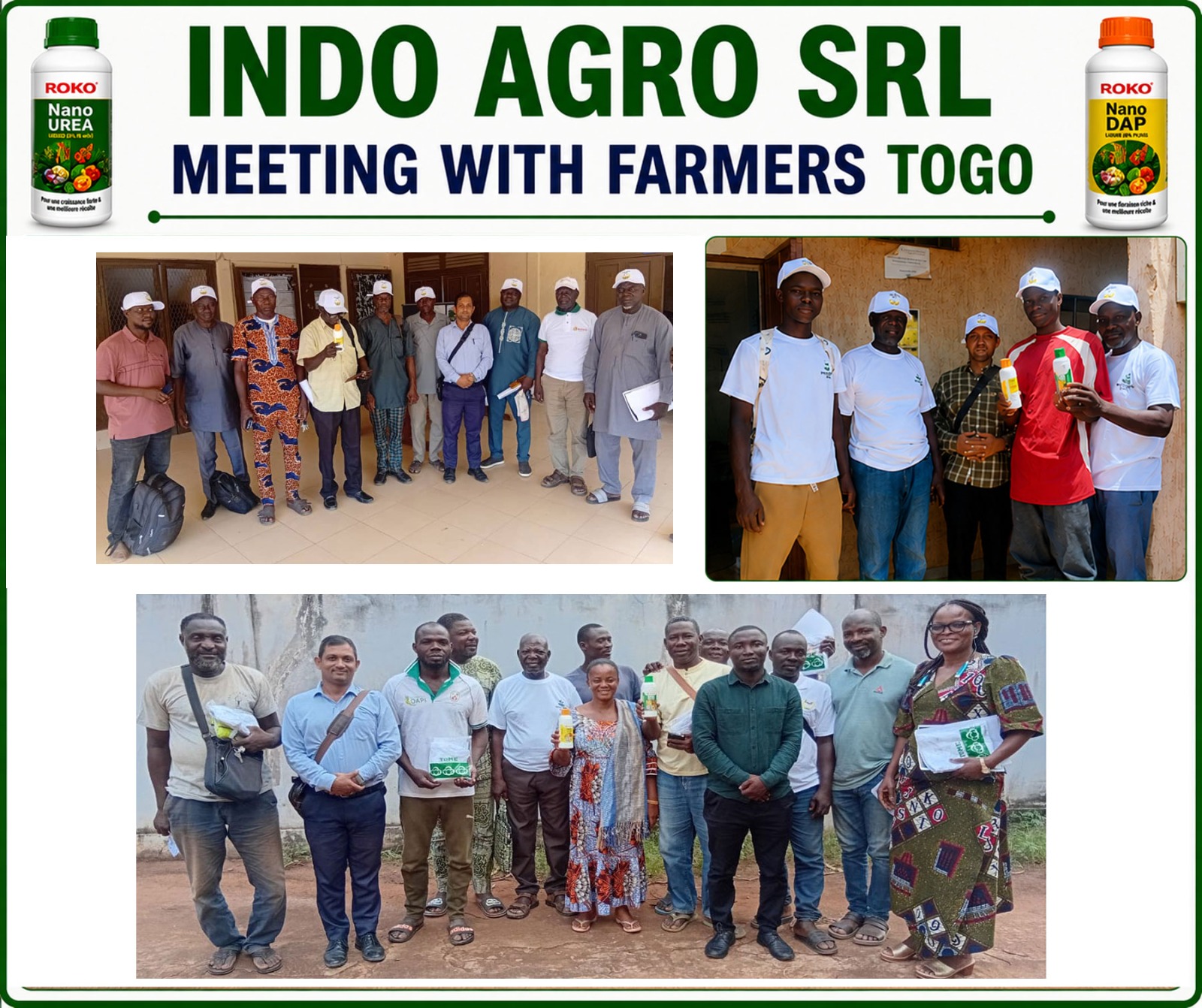 Rencontre et échange avec les agriculteurs du Togo